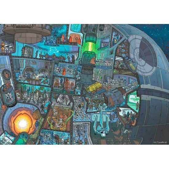 Puzzle Ravensburger Où est le Wookie, Star Wars 1000 pièces