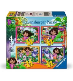Puzzle Ravensburger Dora 12+16+20+24 pcs