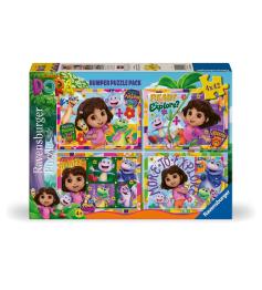 Puzzle Ravensburger Dora 4x42 pièces