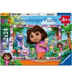 Puzzle Ravensburger Dora 2x24 pièces