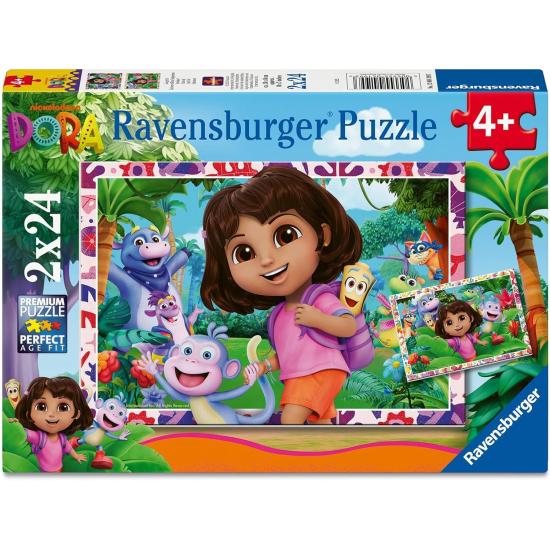 Puzzle Ravensburger Dora 2x24 pièces