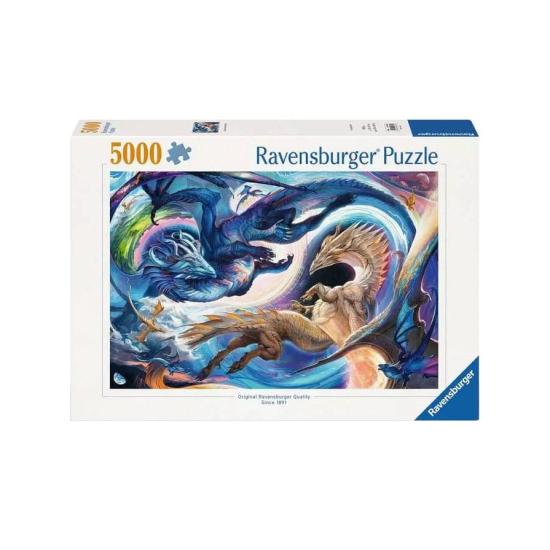 Puzzle Ravensburger dragon jour et nuit 5000 pièces Puzzle Ravensburger dragon jour et nuit 5000 pièces