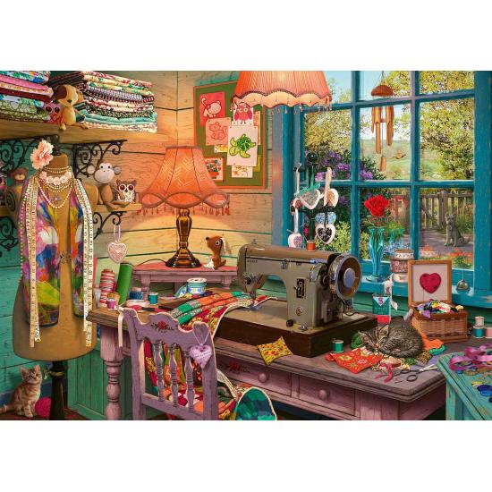 Puzzle Ravensburger L'Atelier De Couture 1000 pièces