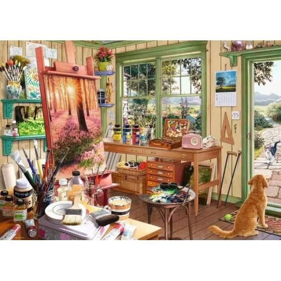 Puzzle Ravensburger L'Atelier De L'Artiste 1000 pièces