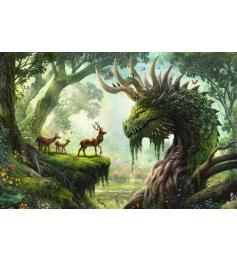 Puzzle Ravensburger Le Dragon de la Forêt se Réveille 3000 pièce