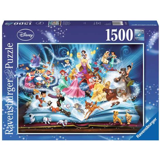 Ravensburger Puzzle Le livre d'histoire magique Disney 1500