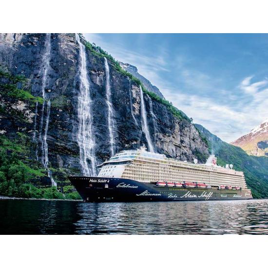 Ravensburger Puzzle Le Mein Schiff 4 dans le Fjord 500 Pzs XX