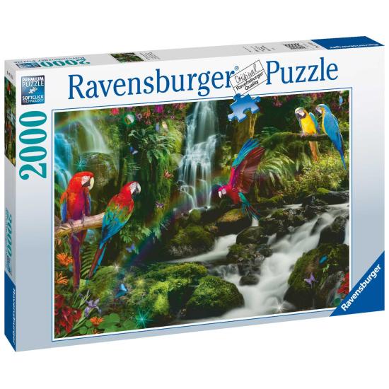Puzzle Ravensburger Le paradis des perroquets 2000 pièces