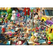 Puzzle Ravensburger Le Promeneur De Chiens 1000 pièces