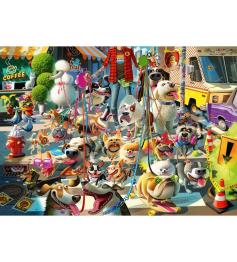 Puzzle Ravensburger Le Promeneur De Chiens 1000 pièces