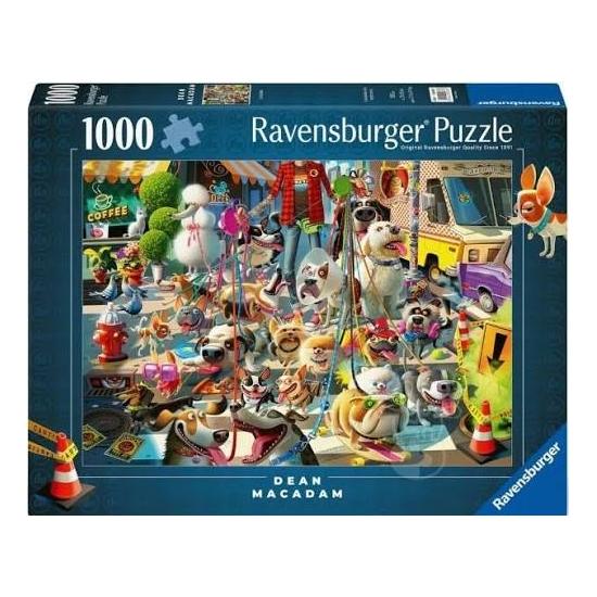 Puzzle Ravensburger Le Promeneur De Chiens 1000 pièces