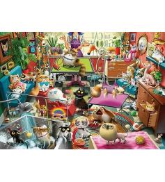 Puzzle Ravensburger Le Toiletteur Pour Chats 1000 pièces