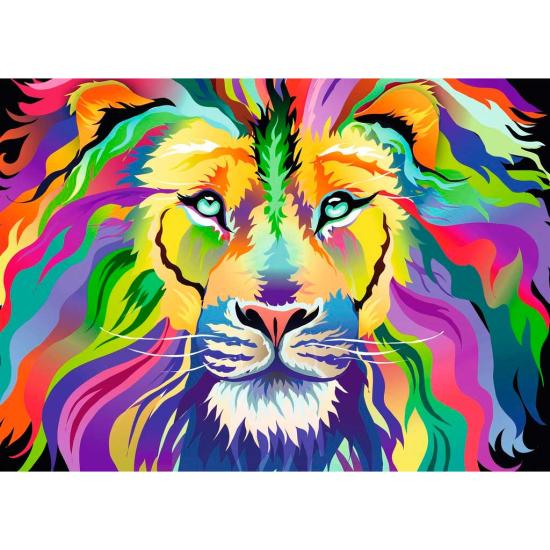 Puzzle Ravensburger Le roi des couleurs 1000 pièces