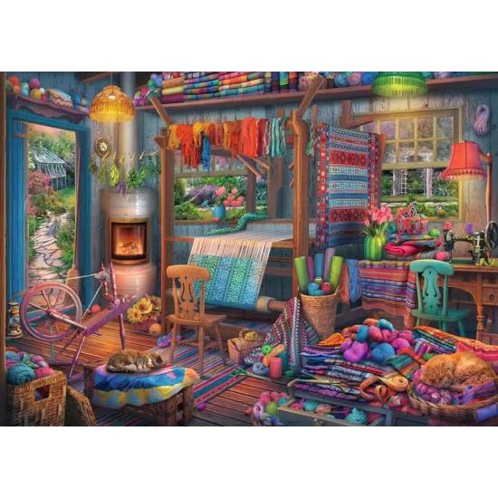 Puzzle Ravensburger L'Atelier Du Tisserand 1000 pièces