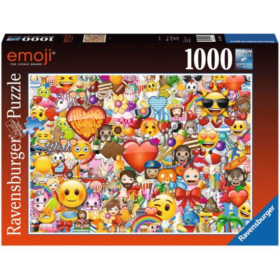 Puzzle Ravensburger Emoji, émoticônes 1000 pièces