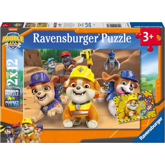 Puzzle Ravensburger Rubble Crew 2x12 pièces