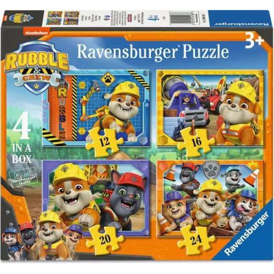 Puzzle Ravensburger Rubble Prog. de 12+16+20+24 Pcs Puzzle Ravensburger Rubble Prog. de 12+16+20+24 Pcs