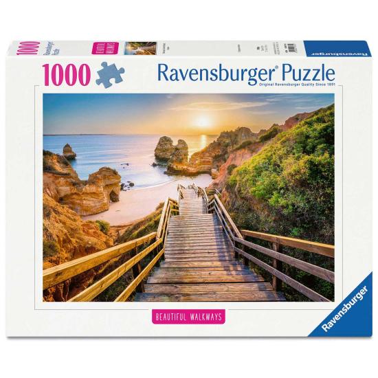 Puzzle Ravensburger Escalier Menant À La Plage De Camilo, Algarv