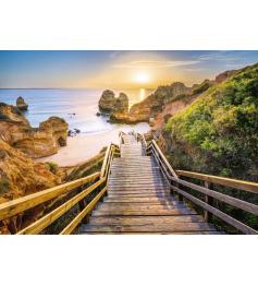 Puzzle Ravensburger Escalier Menant À La Plage De Camilo, Algarv