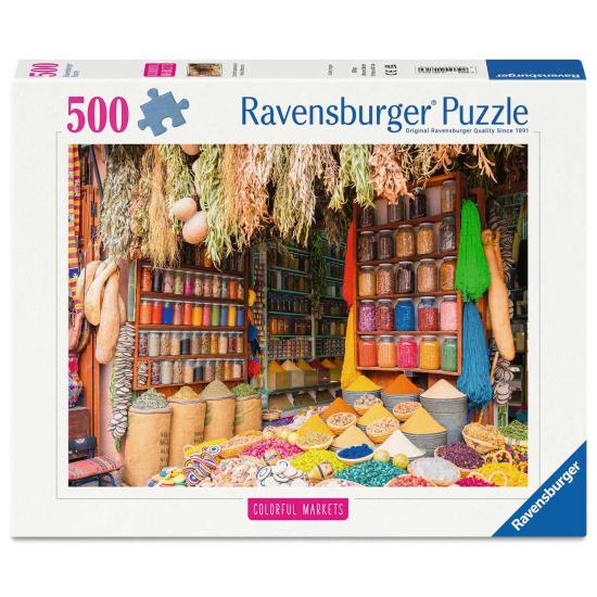 Puzzle Ravensburger Épices Colorées, Maroc 500 Pièces