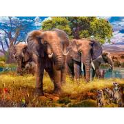 Ravensburger Famille d'éléphants Puzzle 500 pièces