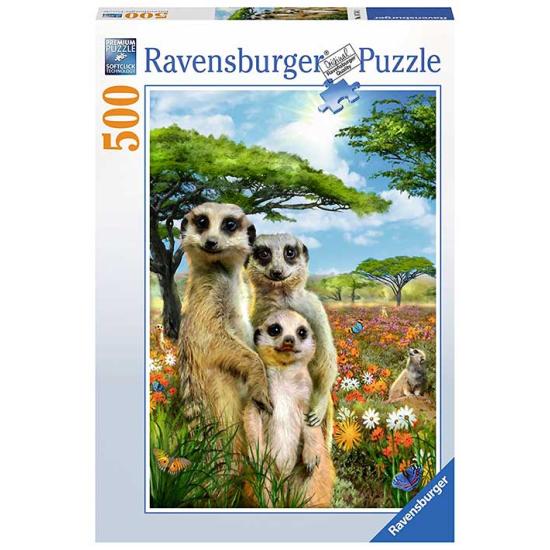 Ravensburger Famille de suricates Puzzle 500 pièces