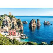 Puzzle Ravensburger Faraglioni de Scopello, Sicile de 1000 pièce