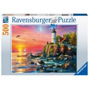 Ravensburger Phare au coucher du soleil Puzzle 500 pièces