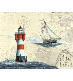 Puzzle Ravensburger Phare Romantique de 2000 pièces