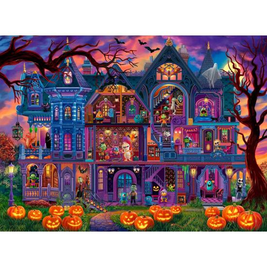 Puzzle Ravensburger Fête à la maison des monstres XXL 100 pièces