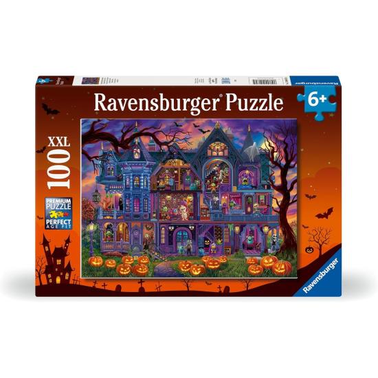 Puzzle Ravensburger Fête à la maison des monstres XXL 100 pièces
