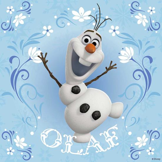 Puzzle Ravensburger Frozen Elsa, Anna et Olaf 3x49 Tarte