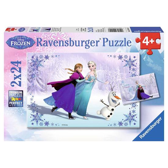 Puzzle Ravensburger Frozen Sisters Forever 2x24 pièces