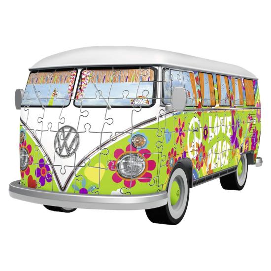 Puzzle Ravensburger Volkswagen Hippie Style Van 3D 162 P.