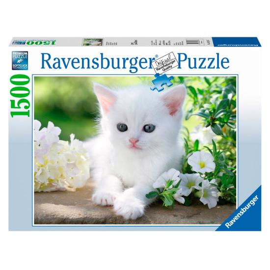 Ravensburger Puzzle Chaton blanc 1500 pièces