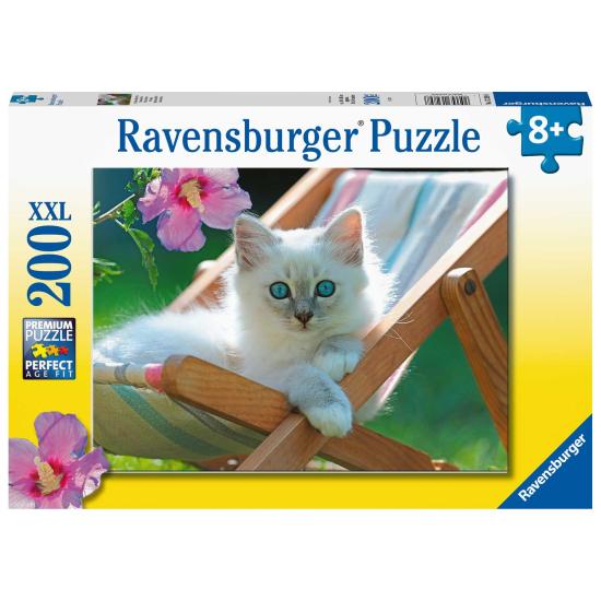 Puzzle Ravensburger Chaton blanc XXL 200P