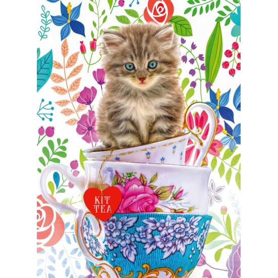 Ravensburger Chaton dans une tasse Puzzle 500 pièces Ravensburger Chaton dans une tasse Puzzle 500 pièces