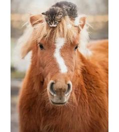 Puzzle Ravensburger Petit Chat Cavalier 500 Pièces