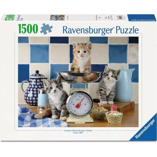 Puzzle Ravensburger Des Chatons Dans La Cuisine 1500 pièces