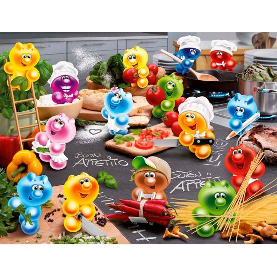 Puzzle Ravensburger Gelini Cuisine, Cuisine, Passion 2000 Pièces