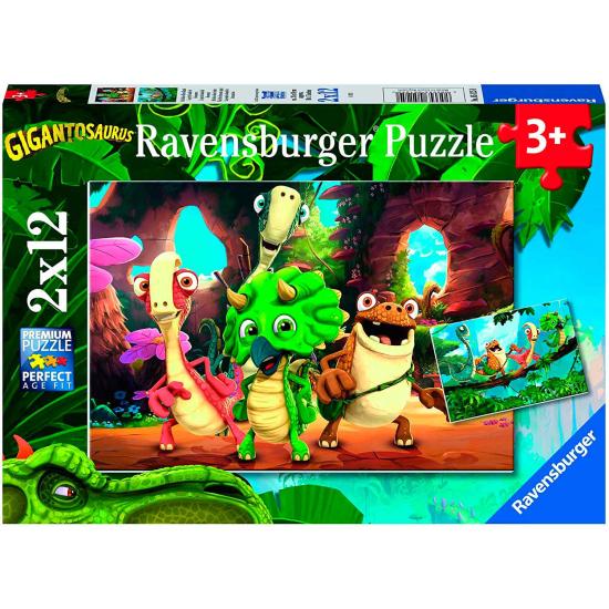 Ravensburger Gigantosaurus Puzzle 2x12 pièces