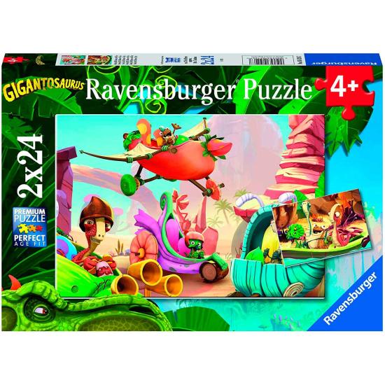 Ravensburger Gigantosaurus Puzzle 2x24 pièces