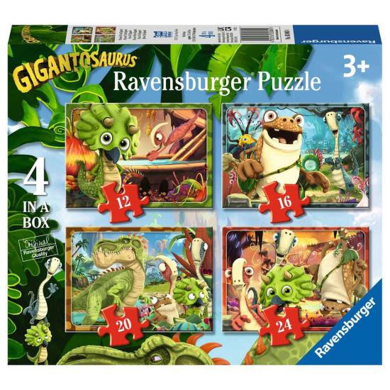 Ravensburger Gigantosaurus Puzzle Progressif 12+16+20+24 Pièces