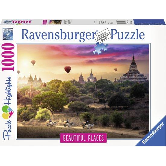 Ravensburger Myanmar Montgolfières Puzzle 1000 pieds