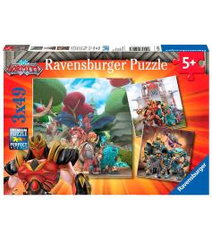 Ravensburger Gormiti Puzzle 3x49 pièces