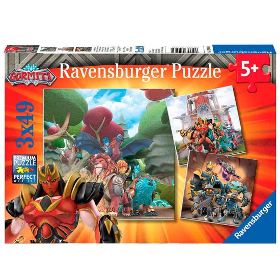 Ravensburger Gormiti Puzzle 3x49 pièces