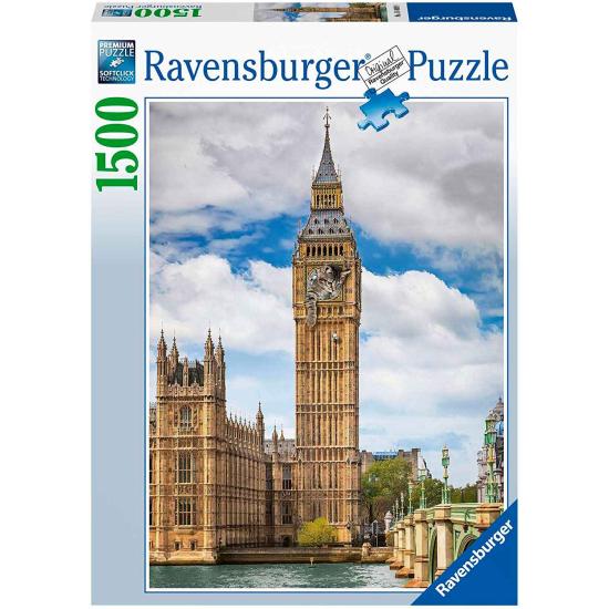 Ravensburger Puzzle Funny Cat sur Big Ben 1500 pièces