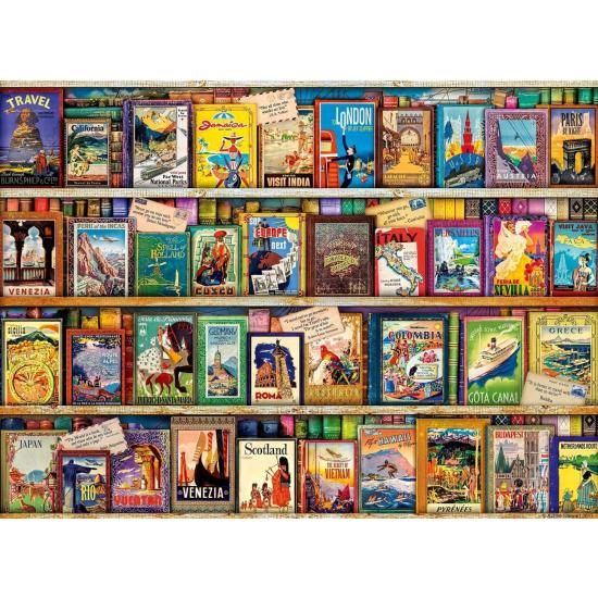 Puzzle Ravensburger Guides De Voyage Vintage 500 Pièces