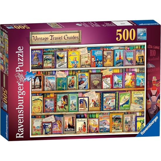 Puzzle Ravensburger Guides De Voyage Vintage 500 Pièces