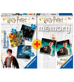 Puzzle Ravensburger Harry Potter 25+36+49 + Mémoire